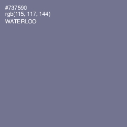 #737590 - Waterloo  Color Image